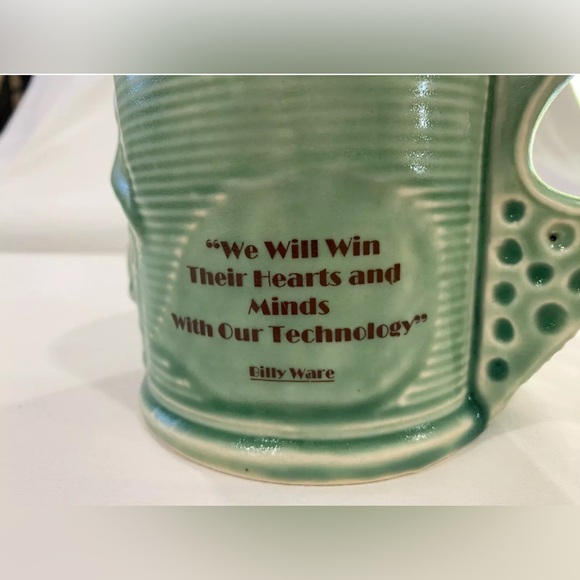 Tin Man Handmade Ceramic Mug Wizard of Oz - Handmade Billy Ware Cup 16 Oz - Picture 5 of 9